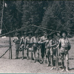 1953-1960 USCITA PER CAMPO MOBILE